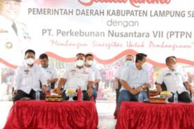 Silahturahmi dengan Pemerintah Kabupaten Lampung Selatan, PTPN VII Siap Bersinergi