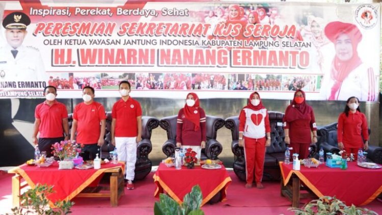 Winarni Resmikan Sekretariat KJS Seroja, Di Candipuro