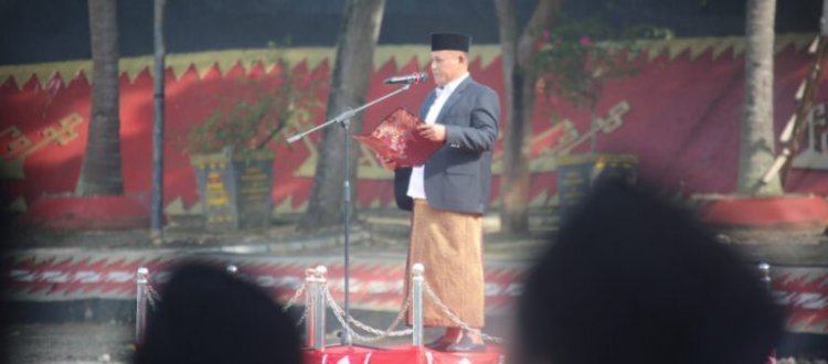 Pemkab Lampung Selatan Melaksanakan Upacara Peringatan Hari Santri Nasional Tahun 2022