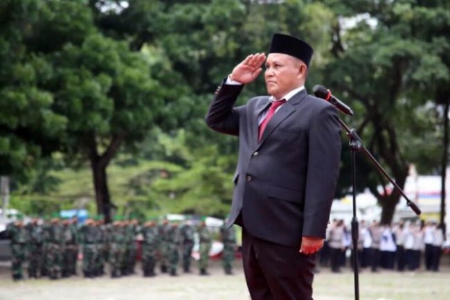 Bupati Lampung Selatan Pimpin Upacara Peringatan Hari Pahlawan 2022