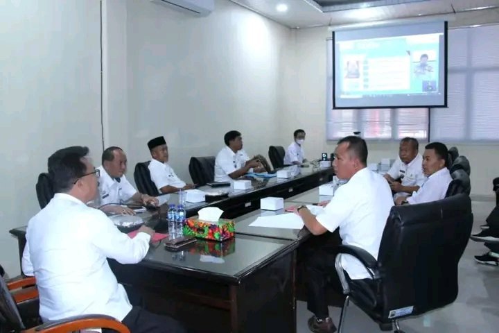 Pemkab Lamsel Hadiri Konferensi Tahunan SDGs Indonesia Tahun 2022 Secara Virtual