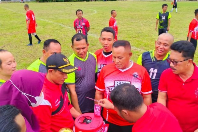 Tim Sepak bola Read Brothers      di Tahan Imbang Forkopimcam Tanjung Bintang dengan Skor (2-2)