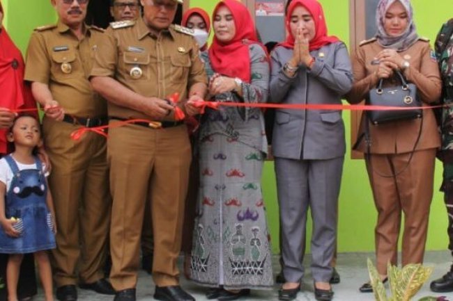72 Unit Program BSPS Di Kecamatan Natar Dan Jatiagung di Resmikan 
