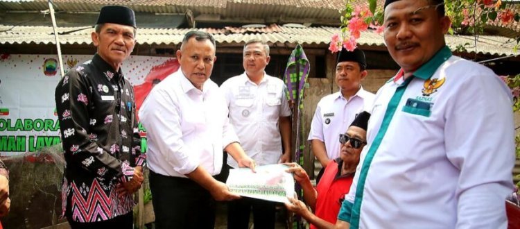 Pemkab Lampung Selatan dan Baznas Kembali Kolaborasi, Bantu Bedah Rumah Warga Sidomulyo
