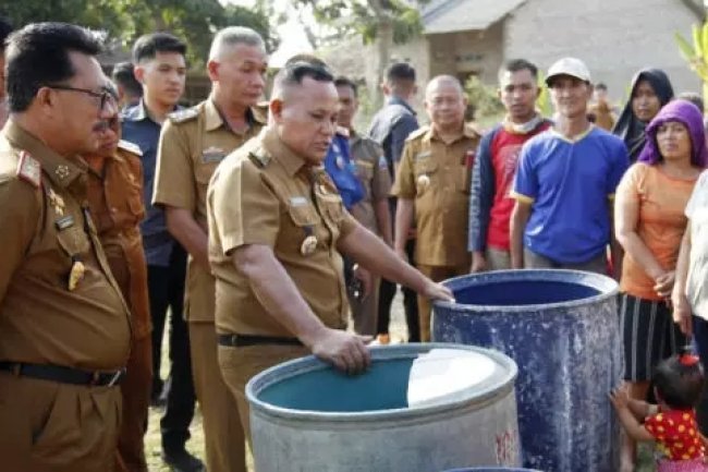 Nanang Ermanto Turun Langsung, Bantu Warga Kesulitan Air Bersih